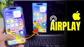 How to Airplay From iPhone to macOS Wireless Mirror iPhone to Mac Mini MacBook Air and Pro [upl. by Bainbridge889]