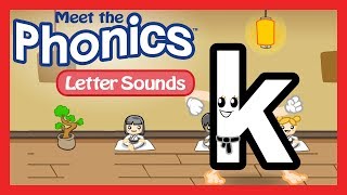 Meet the Phonics Letter Sounds  k [upl. by Merrell]