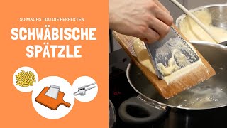 Es ist so einfach Schwäbische Spätzle selber zu machen dass es sie bei uns fast täglich gibt [upl. by Anatsirhc483]