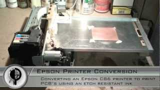 Modified Epson C86 PCB Printer [upl. by Leba]