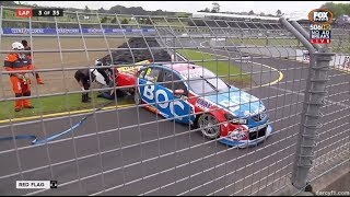 Supercars  Pit Entry CrashesMoments [upl. by Abate504]