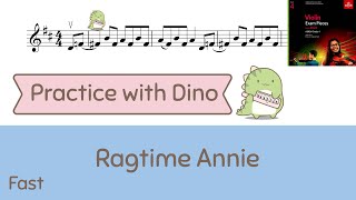 Fast Ragtime Annie ABRSM 2024 Violin grade 4 A2 [upl. by Ednalrim]