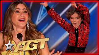 8 Year Old Dancer SLAYS on Americas Got Talent 2024 [upl. by Aryek762]