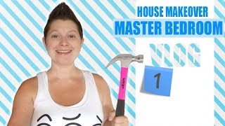 HOUSE MAKEOVER NOUVELLE CHAMBRE À COUCHER New Master Bedroom VLOG 1 [upl. by Shute]