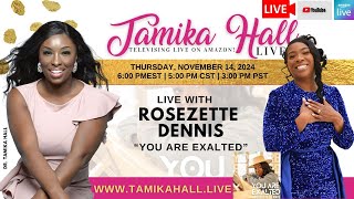 Tamika Hall Live with Artist Roszette Dennis [upl. by Oicnevuj21]