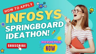 Infosys Springboard Ideathon 2024  Online Contest for Students  Hurry up  Apply Now infosys [upl. by Gerhard822]