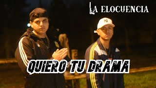 La Elocuencia  Quiero Tu Drama Video Oficial [upl. by Htenek]