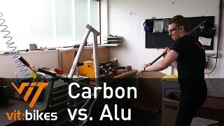 Carbon vs Alu der Test  vitbikesTV 137 [upl. by Sonnnie]