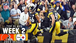 HIGHLIGHTS Top Plays from Steelers 2622 win over Browns in Week 2  Pittsburgh Steelers [upl. by Ellwood]