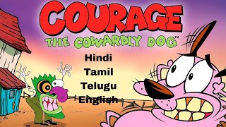 Courage the cowardly dog in hindiEnglishtamilteluguMulti audio [upl. by Eloci452]