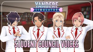 1980s Student Council Voices  Yandere Simulator Concept [upl. by Maible]