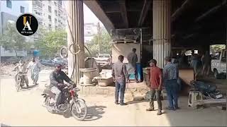 New update Anti Encroachment big Operation at ShahraheFaisal Bloch Colony شاہرہ فیصل بلوچ کالونی [upl. by Zuliram]