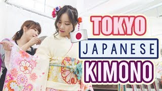 How to RENT a kimono in TOKYO JAPAN  A Day in Asakusa [upl. by Aztinad]