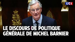 Lintégrale du discours de politique générale de Michel Barnier [upl. by Gregoire736]