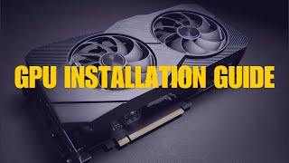 How to Install a Graphics Card into your PC [upl. by Trix]