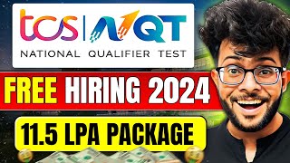 TCS Free NQT 2024 Announced Eligibility  Paper Pattern  Important Dates  Package  Syllabus 🔥✅ [upl. by Nuahsyt]