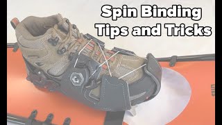 Northern Lites Snowshoes New 2023 Spin Binding Tips and Tricks [upl. by Jamison]