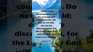 Inspirational Bible Verse  Joshua 19 For Strength amp Peace of Mind inspirationalquotes [upl. by Haldis]