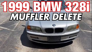 1999 BMW 328i EXHAUST w MUFFLER DELETE [upl. by Fusco]