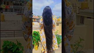 My knee length long hairs 😊❤️youtuber hairtreatment youtubeshorts dandruff ytshort [upl. by Okika]