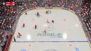 NHL 25 Rivals faceoff clinic vs 7735 rec guy [upl. by Randi341]