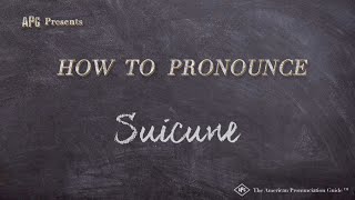 How to Pronounce Suicune Real Life Examples [upl. by Ardith]