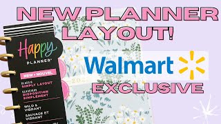 NEW WALMART EXCLUSIVE SIMPLY LAYOUT HAPPY PLANNER  CLASSIC PLANNER FLIP THROUGH [upl. by Nove181]