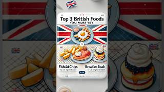 Top 3 British Foods You Must Try ukfood musttryfoods britishfood foodlovers fishandchips [upl. by Reese]