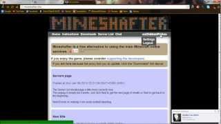 How to Play Minecraft FREE Using Mineshafter no Minecraftnet required [upl. by Sophronia421]