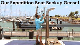 Our Expedition Boat Backup Genset  Project Brupeg Ep334 [upl. by Aviv391]