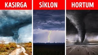 Kasırga Hortum Siklon – Aralarındaki Fark Nedir [upl. by Levi]