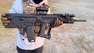 IWI Tavor X95 With Some Upgrades  Quick Overview [upl. by Ralat]