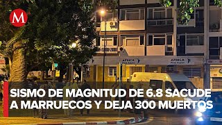 Temblor de magnitud 68 en Marruecos [upl. by Nomannic]