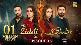 Woh Ziddi Si  Episode 16  1st November 2024  Aina Asif amp Ali Abbas  SIA BEAUTY CREAM  HUM TV [upl. by Gildas]