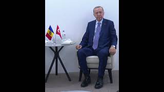 President Erdogan meets with Moldova President Sandu [upl. by Olifoet910]