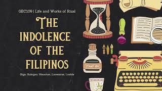 The Indolence of the Filipinos  GEC lecture [upl. by Strohbehn]