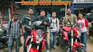 finally ghar pe leke aa gaiya 🥵  benelli 600i delivery 😍 [upl. by Kirit]