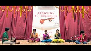 Anika  Gopalaka Pahimam  Sangeetha Samarpanam 2024 [upl. by Ahsetan]