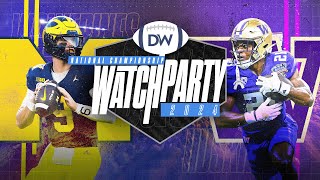 Michigan vs Washington CFP National Championship 2024 LIVESTREAM [upl. by Anohr491]