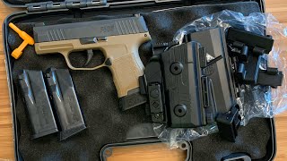 Sig Sauer P365 Unboxing And First Impressions [upl. by Ihn]