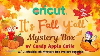 Cricut Its Fall Yall Mystery Box w Cutie and 2 Mystery Box Infusible Ink Tutorials [upl. by April]