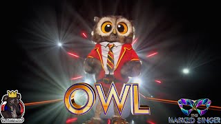 Owl Padam Padam Full Performance  The Masked Singer 2024 Group B Week 1 S05E02 [upl. by Hijoung]