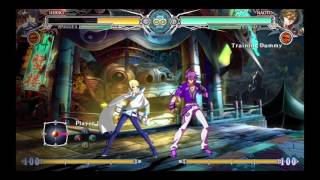 BlazBlue Central Fiction  Hibiki Move List [upl. by Odlauso]