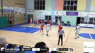 Live alimentato dallapp Swish Live MANERBIO VS YES BASKETBALL [upl. by Assek]