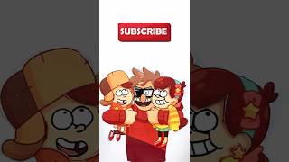 Which one is real face of mabel pines and dipper pines  gravityfalls shorts art [upl. by Gun]