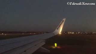 Ryanair Boeing 737800 EIEKB takeoff from Trapani Birgi TPS [upl. by Nylinnej34]