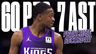 DEAARON FOX FRANCHISE RECORD 60 PIECE😱😱🐐  111524 [upl. by Aznola]