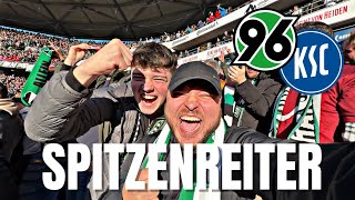 HANNOVER auf die EINS🔥 Hannover 96  Karlsruher SC Stadionvlog [upl. by Danby]