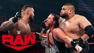 Curt Hawkins amp Zack Ryder vs AOP Raw Nov 25 2019 [upl. by Eyahc]