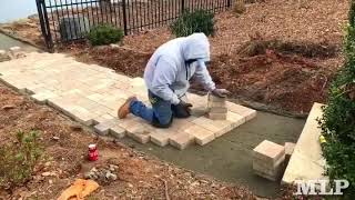 Belgard Paver Pathway Time Lapse [upl. by Varipapa]